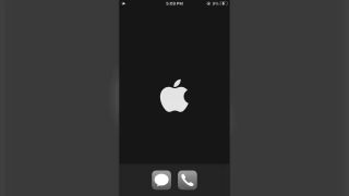 dumb black and white minimalist iphone
