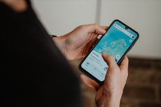 using Google Maps on the Balance Phone