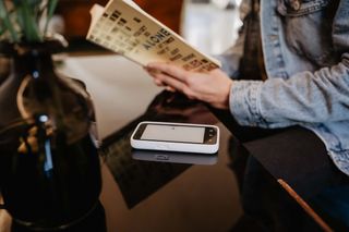 The Brick Phone app and its device